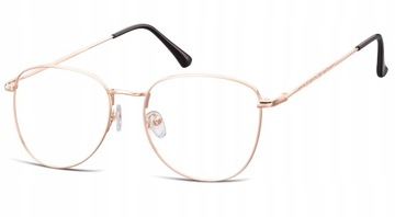 OPRAWKI Korekcyjne Pilotki Aviator Zerówki Unisex Męskie Damskie + Gratisy