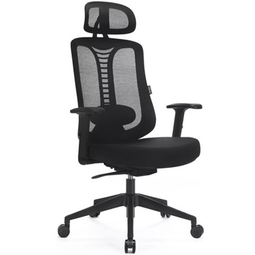 Fotel Biurowy Obrotowy Levano System LV0653 Ergo Essential Max 130kg Czarny