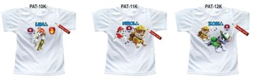 Футболка Paw Patrol с именем ребенка, 104 см