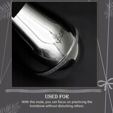 Тромбоновые сурды полузакрытые духовые 5 шт.