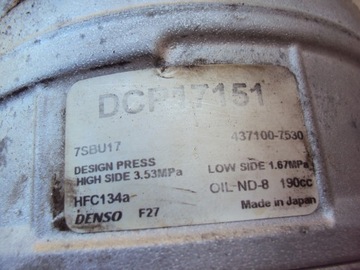MERCEDES SPRINTER 907 Kompresor Klimatyzacji Denso DCP17151
