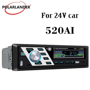 Radio samochodowe 24V AUX FM USB TF MP3 Bluetooth 4.2