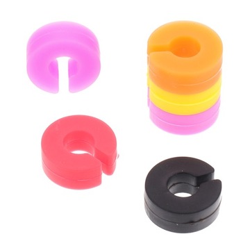 Czerwone znaczniki do napojów i szklanek 12 szt