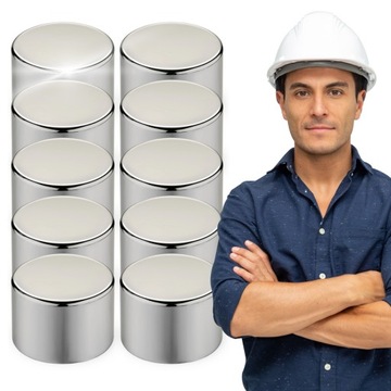 MAGNES Neodymowy Walcowy 5x5 mm 5/5 OKRĄGŁY SILNY MOCNY N42 KRĄŻEK