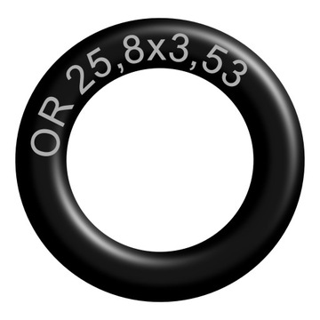 Oring 25,8x3,53 NBR70 gumowy olejoodporny (1 szt)