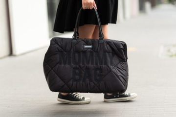 Сумка Childhome Mommy Стеганая Черная