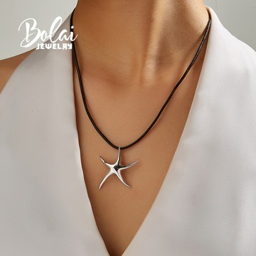 2024 новое колье из серебра 925 пробы с морской звездой, хороший подарок для девочек