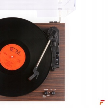 Проигрыватель RETRO FENTON 100W BT с колонками+винил