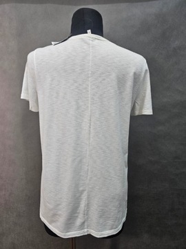 Next koszulka t-shirt biała kieszeń 46