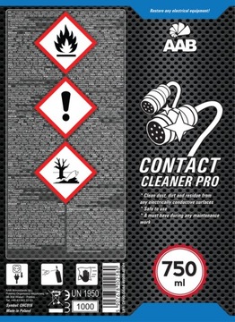 AABCOOLING 3X Contact Cleaner PRO 750мл ДЛЯ ОЧИСТКИ КОНТАКТОВ ЭЛЕКТРОНИКИ