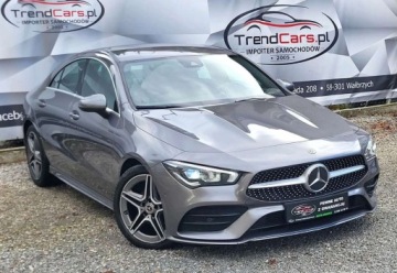 Mercedes CLA C118/X118 Coupe 1.5 180d 116KM 2020 Mercedes-Benz CLA AMG Coupe bezwypadkowy zarejestrowany 1.5 Diesel 116KM