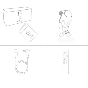 ЗВЕЗДЫ проектор Ночник МАЛЕНЬКИЙ АСТРОНАВТ USB ПУЛЬТ ДИСТАНЦИОННОГО УПРАВЛЕНИЯ ВРАЩАЮЩЕЙСЯ ГОЛОВКОЙ
