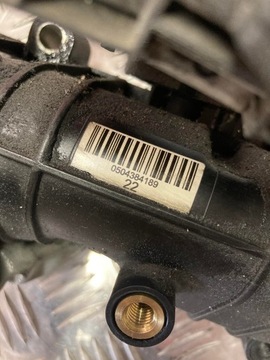 IVECO DUCATO 2.3 EURO 5 6 ВПУСКНОЙ ПАТРУБОК С ДРОССЕЛЬЮ 0504384189