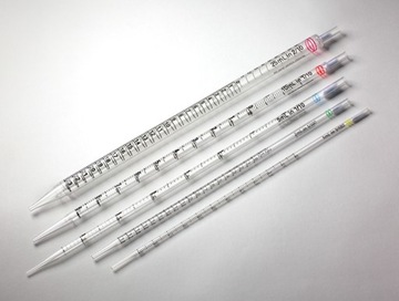 Pipeta akrylowa 5 ml z podziałką / sięga do dna