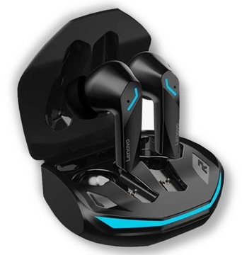 Słuchawki bezprzewodowe douszne gamingowe bluetooth czarne Lenovo GM2 Pro