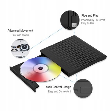 Устройство записи DVD/CD USB3.0 Внешний дисковод