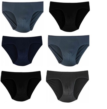 6 SZTUK MAJTKI SLIPY MĘSKIE BAMBUSOWE rozmiar 4XL