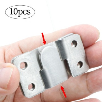 10 шт. кронштейны для скрытого монтажа, крючки для картин, стальная рама, большой настенный кронштейн