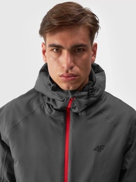 МУЖСКАЯ ЗИМНЯЯ ЛЫЖНАЯ КУРТКА 4F ТЕПЛАЯ С КАПЮШОНОМ СПОРТИВНАЯ AW23AM305