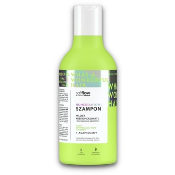 Humektantowy szampon do włosów niskoporowatych bez objętości so!flow 400 ml