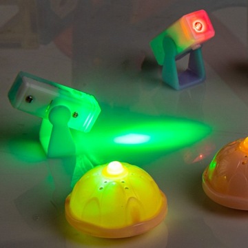 ŚWIECĄCE KLOCKI MAGNETYCZNE ŚWIECĄCY TOR MAGNETYCZNY dla kulek ZESTAW XXL