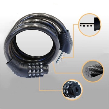 Замок двигателя гребного тренажера, тросовая застежка, код