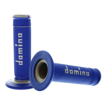 Manetki Domino Cross Enduro Off Road A190 Niebiesko Szare
