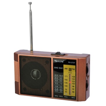 PRZENOŚNE RADIO BATERYJNE FM/AM/SW GOLON MIX