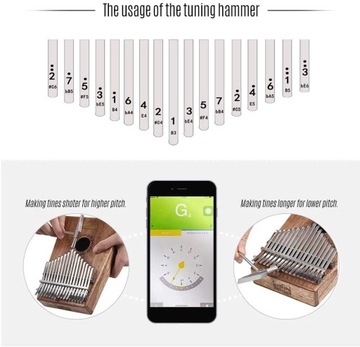 ПРОФЕССИОНАЛЬНАЯ КАЛИМБА ЛИНГ ТИНГ LT-K17P 17 ключей Великобритания