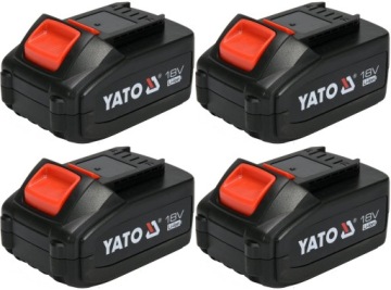 НАБОР АККУМУЛЯТОРНЫХ ИНСТРУМЕНТОВ YATO 4 ШТ. 4X4AH LAD
