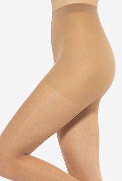Колготки из лайкры Gatta Laura 15 ден, бежевые 5-XL