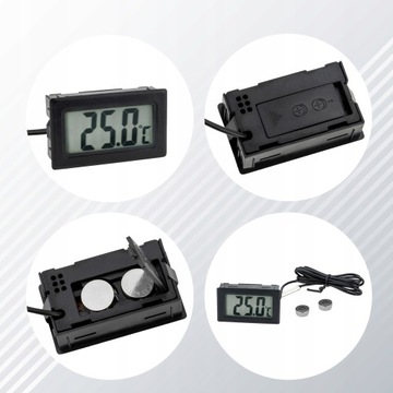 TERMOMETR ELEKTRONICZNY CYFROWY Z SONDĄ PRECYZYJNY