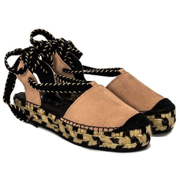 Espadryle buty damskie Inofio różowe FAB26-03 r.39