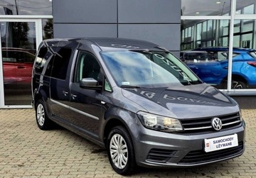 Volkswagen Caddy IV Kombi Maxi 2.0 TDI SCR BlueMotion Technology 102KM 2020 Volkswagen Caddy 2.0 TDI 102KM 7os. Trendline Salon PL Serwis ASO Gwarancja, zdjęcie 3