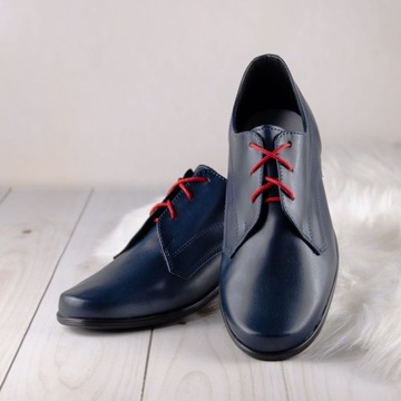 Туфли для причастия для мальчиков, темно-синие KBC-012 - 36