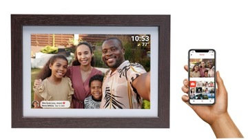 Cyfrowa ramka na zdjęcia FRAMEO z Wi-Fi Denver PFF1042DW Dotykowy ekran 10