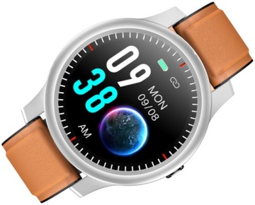 MŁODZIEŻOWY ZEGAREK SMARTWATCH JK ACTIVE BRĄZOWY