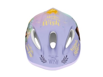 KASK ROWEROWY DZIECIĘCY DLA DZIEWCZYNKI WISH REGULOWANY 52-56