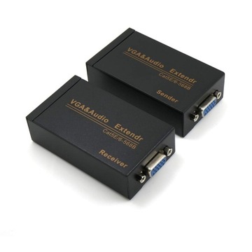 vga audio extender cat5e/568b