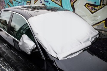 MATA OSŁONA ANTYSZRONOWA NA SZYBĘ POKWOWIEC LUSTERKA WYCIERACZKI LATO ZIMA