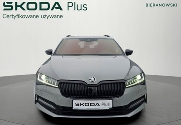 Skoda Superb III Kombi Facelifting 2.0 TSI 190KM 2020 Skoda Superb Sportowe fotele - Grzana szyba - Kierownica - Fotele - Faktur, zdjęcie 2