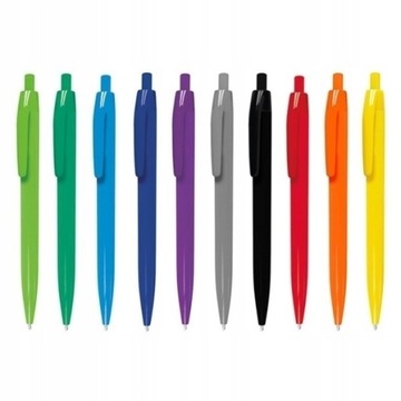 długopis DŁUGOPISY Netto Color z nadrukiem 100 szt