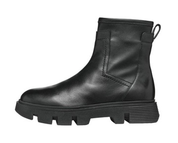 BUTY BOTKI DAMSKIE GEOX D VILDE C D26UAC043KB SKÓRZANE CZARNE r. 36