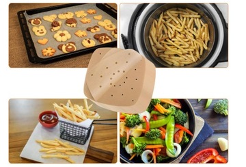 БУМАГА ДЛЯ ВЫПЕЧКИ ДЛЯ ФРИТЮРНИЦЫ НАБОР 100 ШТ.