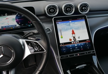 Mercedes Klasa C W206 2023 Mercedes C220d 220ps Night Skóra Led Komforty Ambiente LKA Virtual NFC HiFi, zdjęcie 18