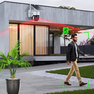 GSM СОЛНЕЧНАЯ КАМЕРА ДЛЯ LTE SIM-КАРТЫ, ВРАЩАЮЩАЯСЯ НА УЛИЦЕ, 3 Мп Mevo