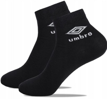 UMBRO SKARPETKI QUARTER CZARNE 3-PAK 43-46