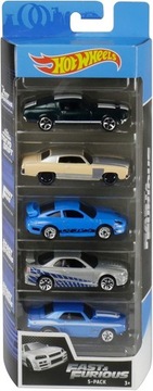 HOT WHEELS FAST FURIOUS 2020 5-PAK SZYBCY WŚCIEKLI