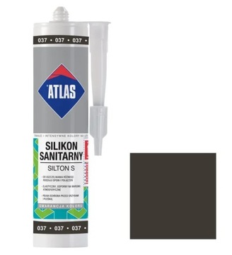 Silikon280 ml ATLAS kolor 037 grafit