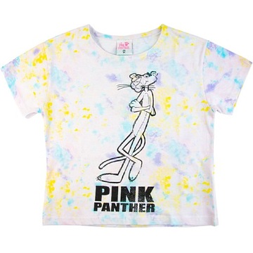 T-SHIRT koszulka dziewczęca BAWEŁNIANA BLUZKA oversize TIE DYE 152